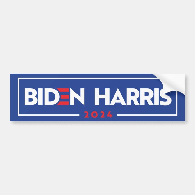 Adesivo Para Carro Biden Harris 2024 (Frente)