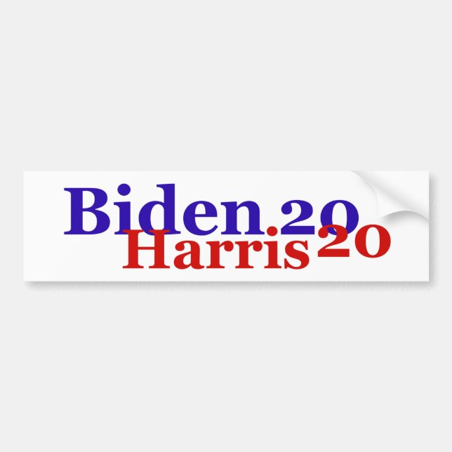 Adesivo Para Carro Biden Harris Bumper Sticker (Frente)