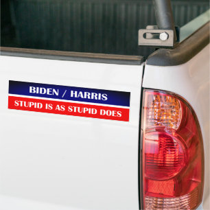 Adesivo Para Carro Biden Harris Stupid é tão estúpido quanto!