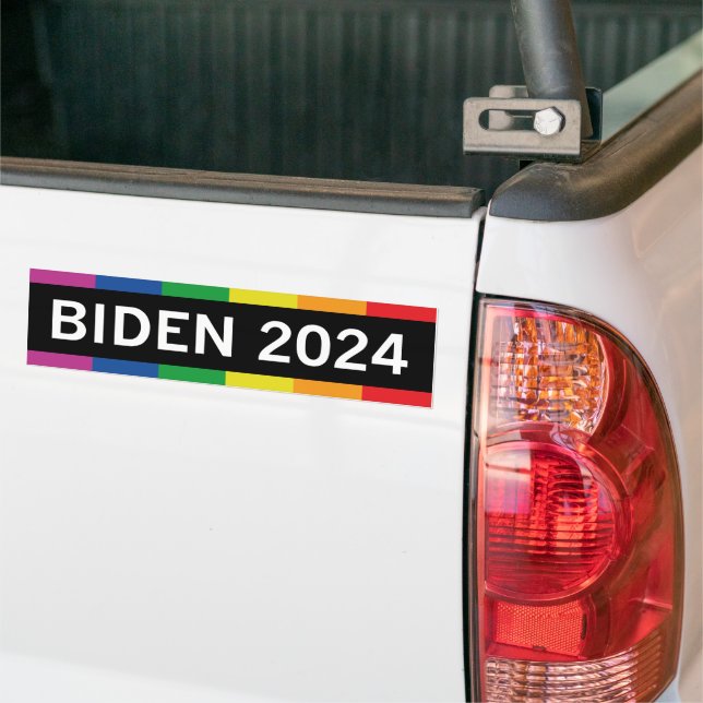 Adesivo Para Carro Biden LGBT 2024 (No caminhão)