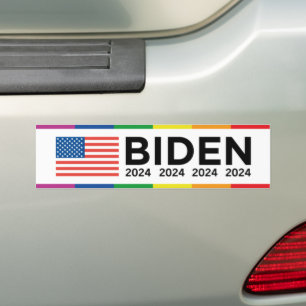 Adesivo Para Carro Biden LGBT 2024