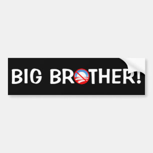 Adesivo Para Carro Big brother! - Obama