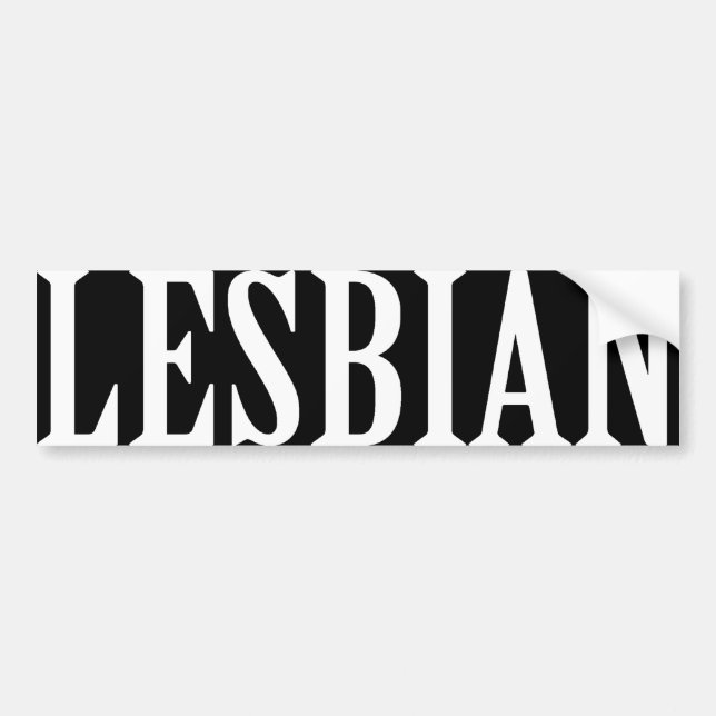ADESIVO PARA CARRO BIG LESBIAN (Frente)