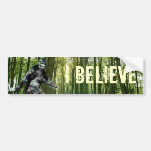 Adesivo Para Carro Bigfoot eu acredito o autocolante no vidro