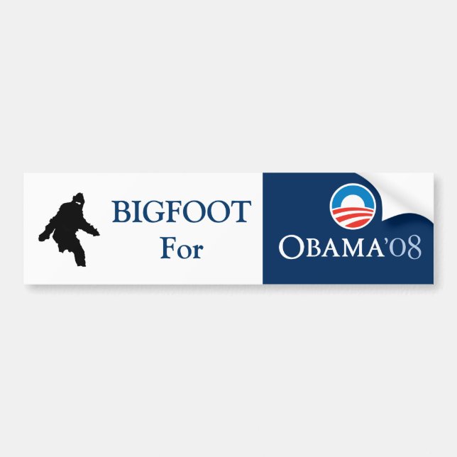 Adesivo Para Carro Bigfoot para OBAMA (Frente)