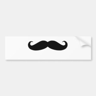 Adesivo Para Carro Bigode preto ou Moustache preto para presentes do
