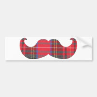 Bigode vermelho do Tartan