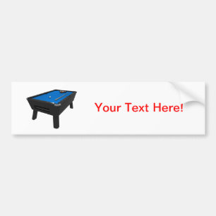 Adesivo Para Carro Bilhar/mesa de bilhar: Azul sentido: