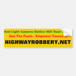 Adesivo Para Carro Bilhete da luz vermelha