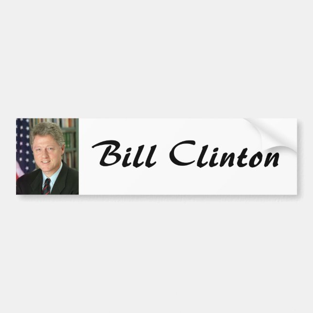 Adesivo Para Carro Bill Clinton (Frente)