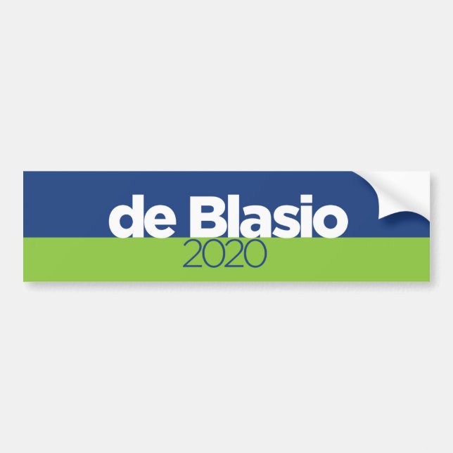 Adesivo Para Carro Bill de Blasio 2020 (Frente)