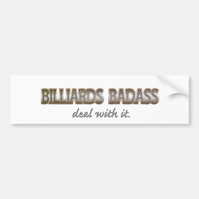 ADESIVO PARA CARRO BILLIARDS (Frente)