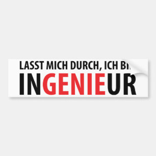 Adesivo Para Carro Bin Ingenieur de Ich