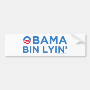 Adesivo Para Carro Bin Lyin de Obama