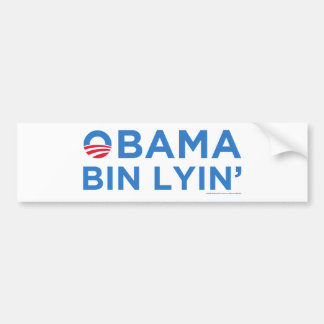 Adesivo Para Carro Bin Lyin de Obama