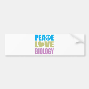 Adesivo Para Carro Biologia do amor da paz