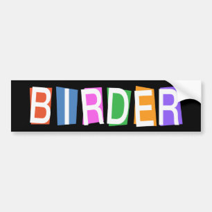 Adesivo Para Carro Birder de estilo retrô