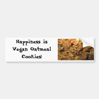 Adesivo Para Carro Biscoitos de farinha de aveia do Vegan