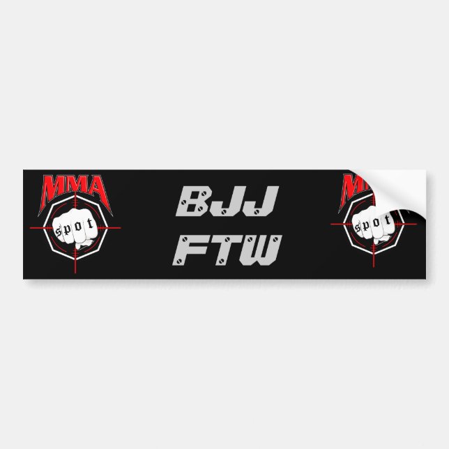 ADESIVO PARA CARRO BJJ FTW (Frente)