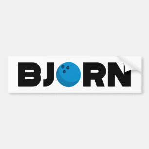 Adesivo Para Carro Bjorn boliche