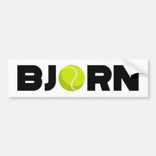 Adesivo Para Carro Bjorn Tênis Bumper Sticker