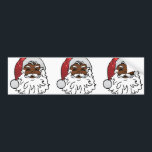 Adesivo Para Carro black santa claus<br><div class="desc">"black santa claus ""black santa""afro american santa claus " "afro american santa""african american santa claus""african american santa""african santa claus""african santa"kwanzaa  "ugly xmas"

, , , xmas, red white, sequins, glitter, santa, funny christmas, retro, african santa, , kwanza</div>