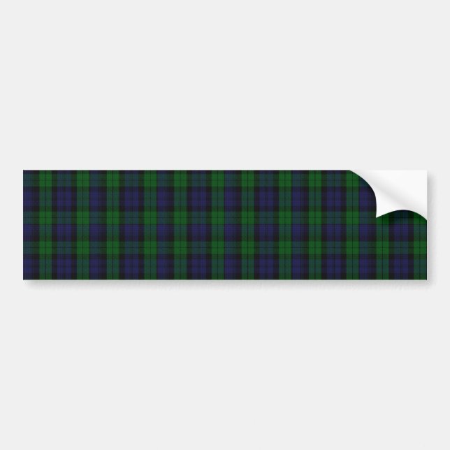 Adesivo Para Carro Blackwatch Tartan (Frente)