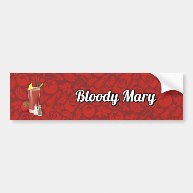 Adesivo Para Carro Bloody Mary (Frente)