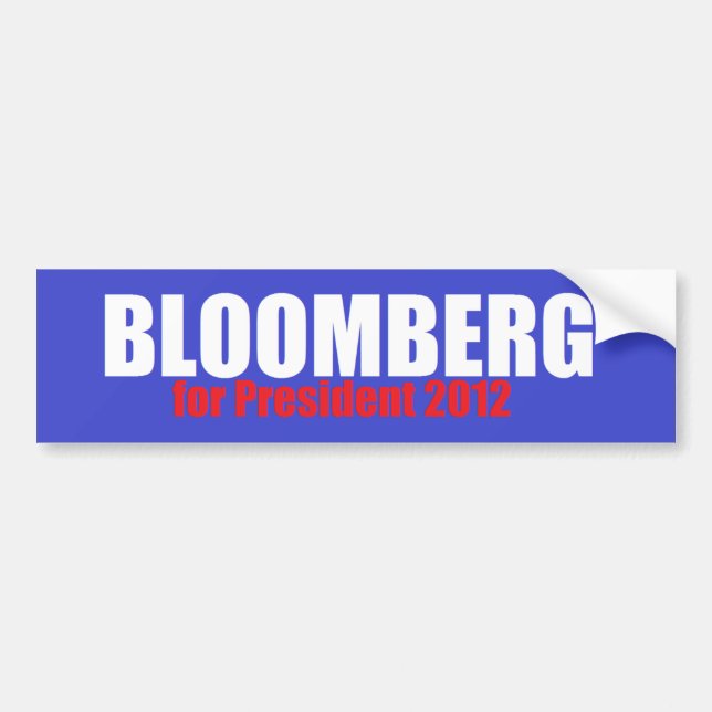 Adesivo Para Carro Bloomberg 2012 (Frente)