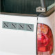 Adesivo Para Carro Bloqueio - Letra "N" - bloco de madeira - inicial (On Truck)