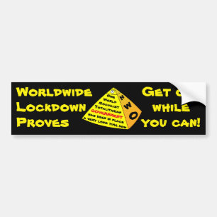 Adesivo Para Carro Bloqueio mundial