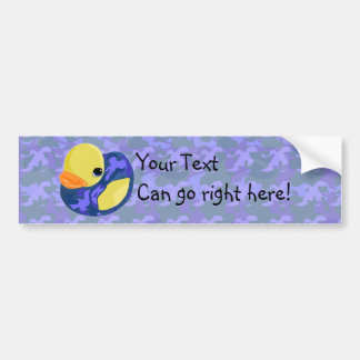 Adesivo Para Carro Blue Camo Rubber Ducky