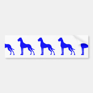 Adesivo Para Carro Blue Great Dane