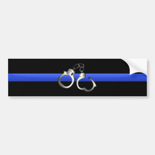 Adesivo Para Carro Blue Line & algemas finos
