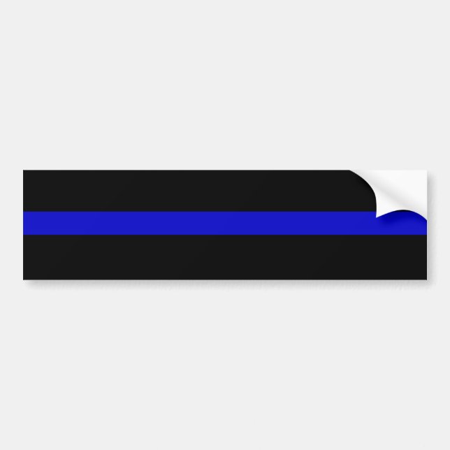 Adesivo Para Carro Blue Line fino (Frente)
