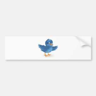 Adesivo Para Carro Bluebird feliz