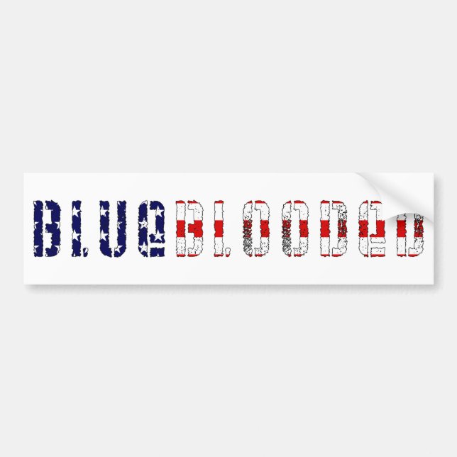 Adesivo Para Carro blueblooded. (Frente)