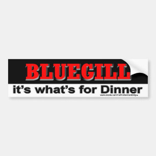 Adesivo Para Carro BLUEGILL é o que é para o autocolante no vidro