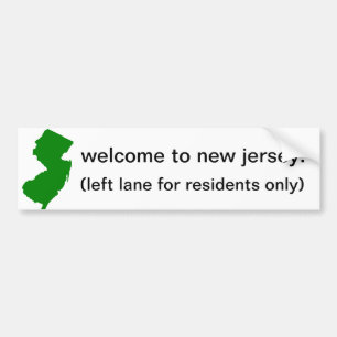 Adesivo Para Carro Boa vinda a New-jersey
