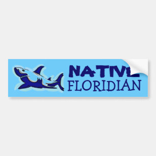 Adesivo Para Carro Boca azul-floridiano nativo para-choques