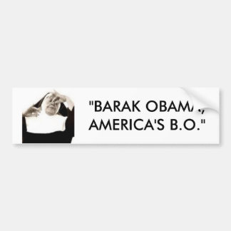 Adesivo Para Carro bodyodor, "BARAK OBAMA, os B.O. de AMÉRICA "