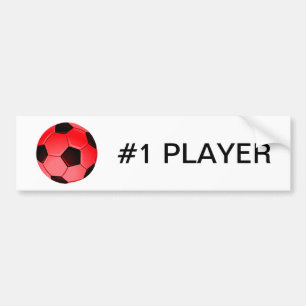 Adesivo Para Carro Bola americana vermelha do futebol ou do futebol