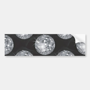 Adesivo Para Carro bola de disco prateado
