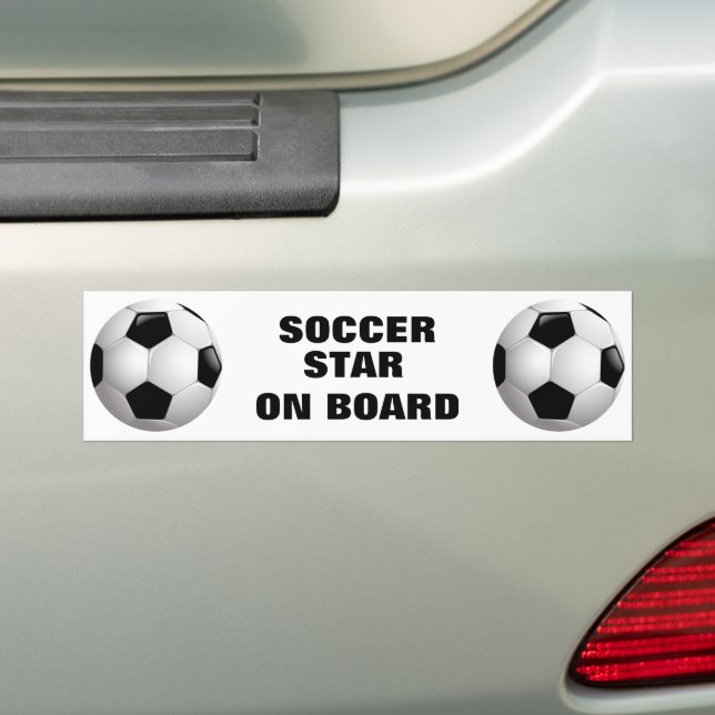 Adesivo Para Carro Bola Personalizável de Futebol (No carro)