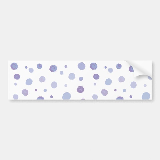 Adesivo Para Carro bolinhas pintadas à mão (Frente)