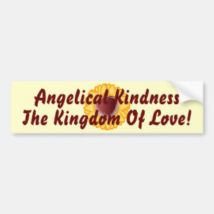 Adesivo Para Carro Bondade que Angelical o reino de Amor-Personaliza
