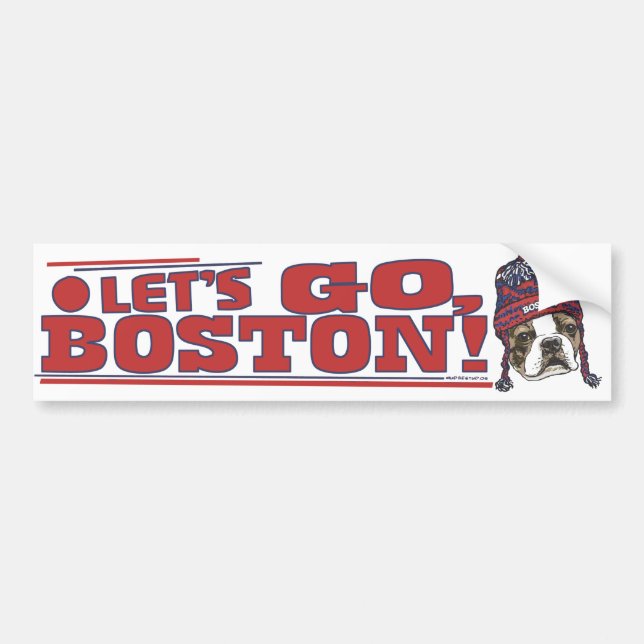 Adesivo Para Carro Boné Vermelho Fan de Boston Incrível (Frente)