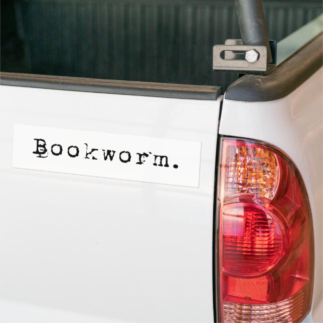 ADESIVO PARA CARRO BOOKWORM (No caminhão)