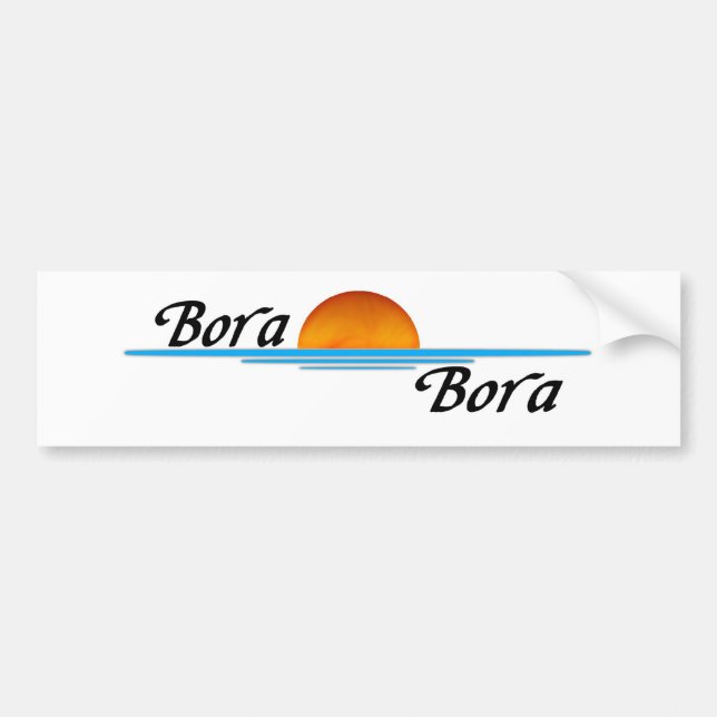 Adesivo Para Carro Bora Bora (Frente)