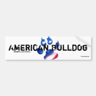 Adesivo Para Carro Bordador American Bulldog